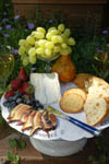Ch&egrave;vre cheese tray recipe with Sauvignon Blanc wine. Beyond Wonderful Cheese Expert, Mark Todd.
