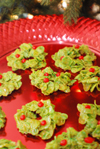 Christmas Wreaths cookies recipe.