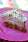 Mac-Daddy Elvis Black Bottom Peanut Butter-Banana Cream Pie dessert recipe. 