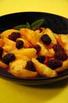 Peach and Blackberry Salad with Ginger-Lime Dressing recipe