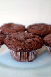 Chocolate Raspberry Muffins recipe by Beyond Wonderful Baking Expert, Catherine Christensen.