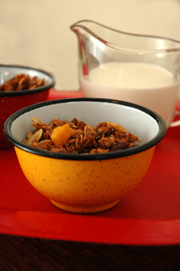 Killer Basic Granola recipe by Beyond Wonderful Baking Expert, Catherine Christensen. Great for brunch, breakfast, tea, and coffee breaks.