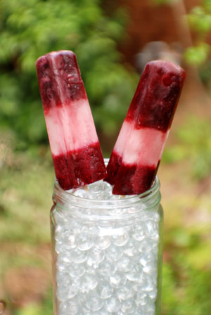 "The Bomb" Pops recipe.