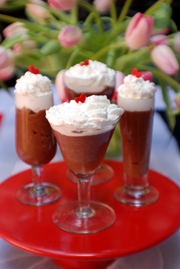 Mousse au Chocolat is a true Valentine's Day dessert recipe. By Beyond Wonderful Baking Expert, Catherine Christensen.