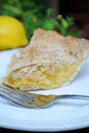 Shaker Lemon Pie dessert recipe.