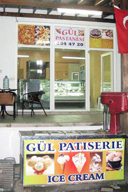 Turkish pastry shop.