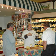 Beyond Wonderful Cheese Expert Mark Todd at a cheese demonstration.