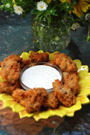 Fried Artichokes with Homemade Ranch Dipping Sauce recipe.