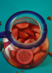 Enrique Jaramillo's Sangria wine drink recipe.