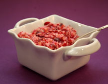 Cranberry and Horseradish Relish recipe from COPIA in Napa, CA.