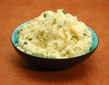 Truffle Mashed Potatoes recipe  by COPIA in Napa, CA.