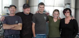 Left to Right: Greg, Josh, Jason, Sarah and Our Fearless Leader, Barbara Adams.