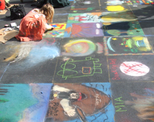 Italian Street Painting Festival, San Rafael, CA