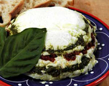 Pesto and Sun-Dried Tomato Torta antipasto Italian recipe