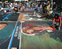 Italian Street Painting Festival, San Rafael, CA