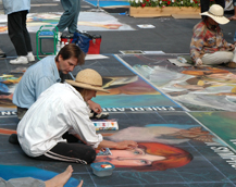 Italian Street Painting Festival, San Rafael, CA
