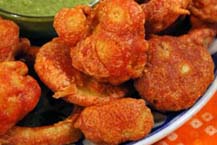Pakoras Indian appetizer recipe