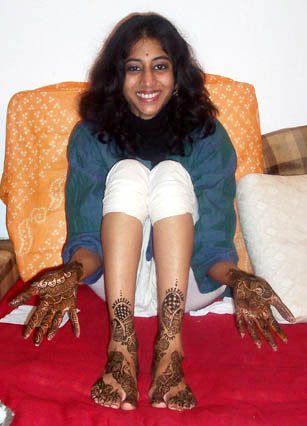 The bride, Shefali Manilal.