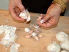 How to cooking techniques&mdash;How to peel garlic.