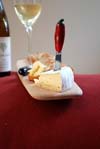 Bonifaz Porcini and Chanterelle Brie Cheese and Viognier Wine cheese and wine pairing.