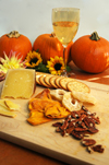Hirtenk&auml;se cheese tray recipe with Gew&uuml;rztraminer wine. Beyond Wonderful Cheese Expert, Mark Todd.