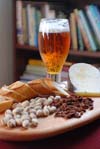Cheese and Beer Pairing: Vella Dry Jack Cheese and New Belgium Fat Tire Ale appetizer cheese tray recipe. Beyond Wonderful Cheese Expert, Mark "The Cheese Dude" Todd.
