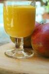 Mango Lassi Indian yogurt drink