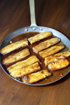 Bananas Foster flaming dessert recipe.