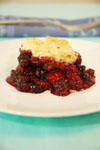 Fruit Cobbler fruit pan dessert recipe.