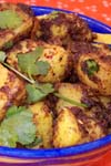 Indian Potatoes with Cumin:  Zeera Aloo Indian recipe