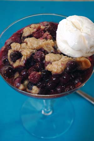 Blueberry Crumble recipe