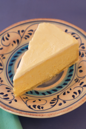 Classic Old-School Secret Recipe Cheesecake. Created for Beyond Wonderful by Baking Expert, Catherine Christensen.