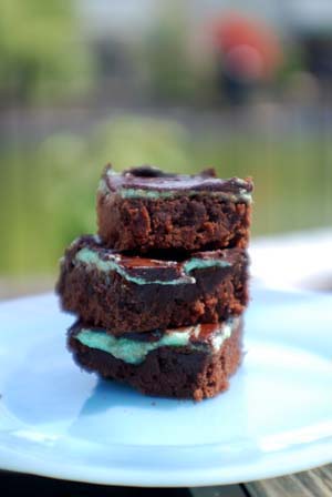 Chocolate Peppermint Bars cookie recipe. By Beyond Wonderful Baking Expert, Catherine Christensen.