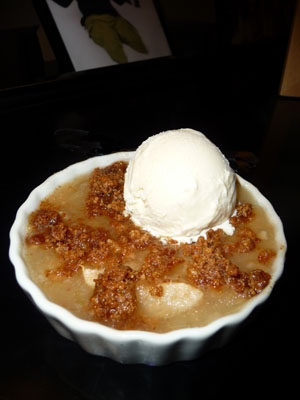 Pear Crumble recipe