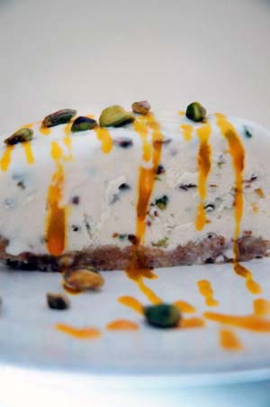 Mango-Pistachio Pie Indian recipe