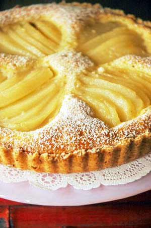 Frangipane Tart pear dessert recipe.