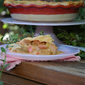 Rhubarb Pie fruit dessert recipe