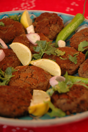 Shami Kebabs Indian recipe.