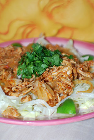 Tinga de Pollo authentic Mexican recipe.