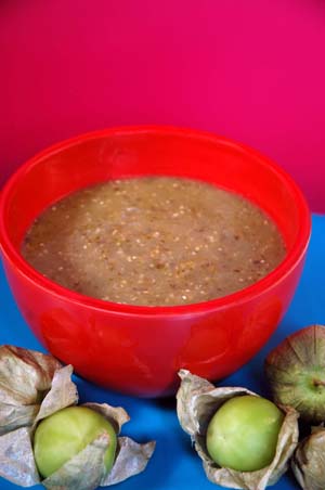 Salsa Verdes Mexican tomatillo sauce
